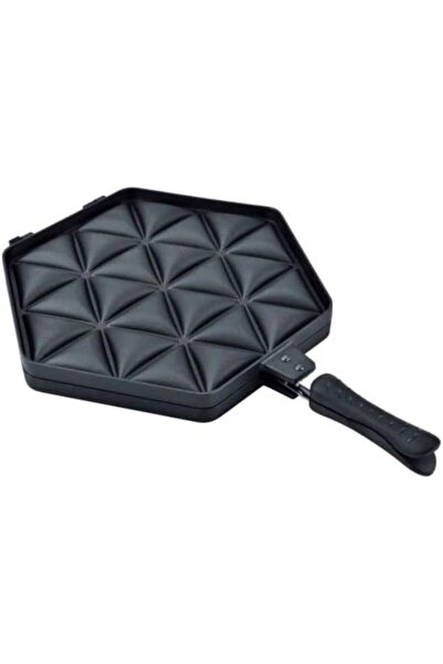 Dessini Triangle Double Pan Black 32centimeter
