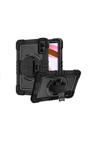 Rao Husă de protecție antișoc compatibilă cu Samsung Galaxy Tab S7 Plus/S8 Plus, suport pentru stilou, reglabilă