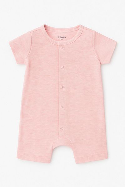 For My Baby Ribbed Short Jumpsuit