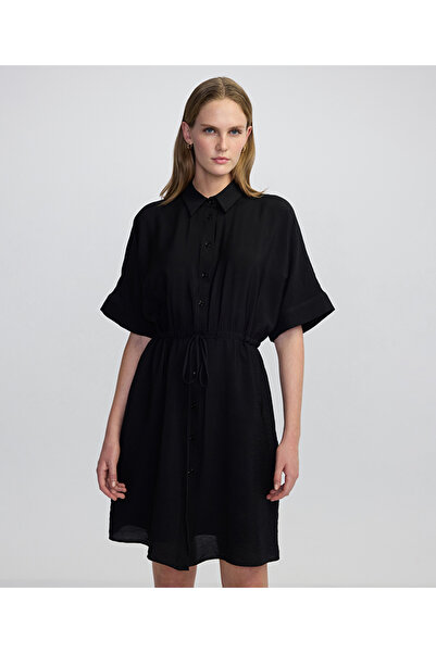 İpekyol Belden bağlamalı gömlek elbise