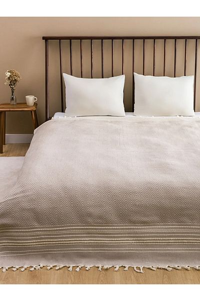 LC Waikiki Lcw Home Double Bedspread with Embroidery Detail 180X230 cm