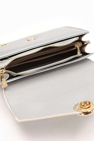 Levidor Geantă de umăr pentru femei argintie 930128