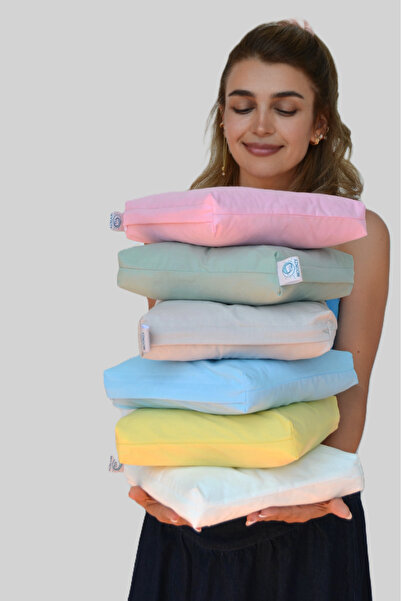 moonzy - minimalist & cozy Kare Piercing Yastığı – Yıkanabilir Kılıflı Pamuklu – Kulak Delme Sonrası Özel Uyku Yastığı