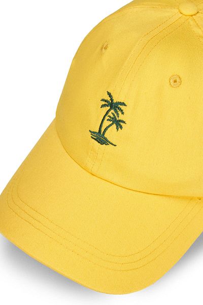 UCLA Aniston Yellow Baseball Cap Embroidered - Unisex Hat