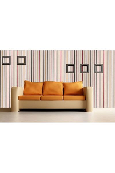 Slavyanski Oboi Tapet lavabil din vinil, pentru living și dormitor, 5602-12 Stripes
