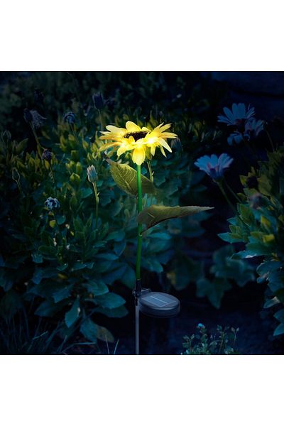 Primlife Lampă solară floarea-soarelui 75 cm LED alb cald