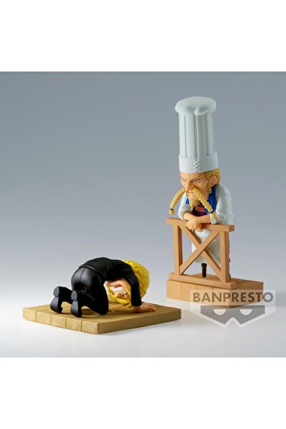 Banpresto Wcf Log Stories One Piece - Sanji & Zeff Statue 8cm
