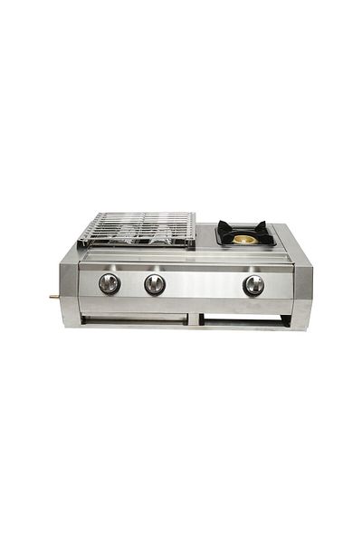 Breckner Germany Camping stove, portable, Breckner Germany, 2 in 1, with one burner and grill