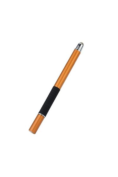 Rao Stilou cu 2 vârfuri și capac, compatibilitate universală, material aluminiu, culoare negru-auriu