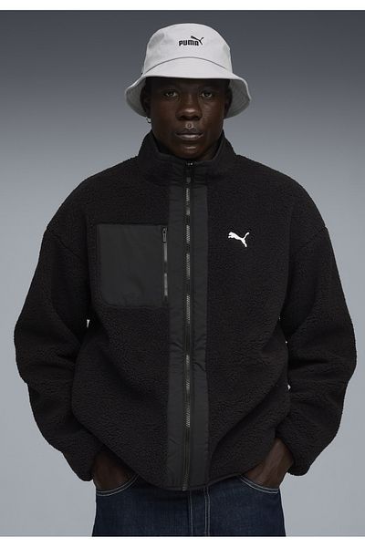 Puma Obojstranná hybridná sherpa bunda pre mužov