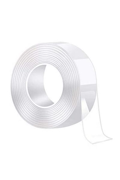 Rao Rolă de bandă adezivă transparentă de etanșare pentru uz casnic, impermeabilă, dimensiuni 3 x 300 cm