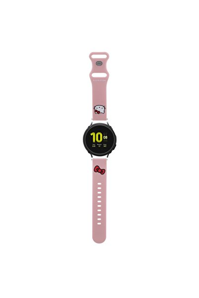 Hello Kitty Curea pentru Samsung Watch 4/5, Huawei Watch GT 3 42mm/GT 3 Pro 43mm, Q83, Silicon, Pink