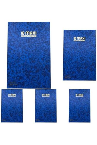 MAXİ REGISTER BOOK/MANUSCRIPT BOOK A4 2QR 60GSM 96 SHEETS (Pack of 5)
