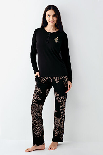 Arnetta Women's Black Pajama Set