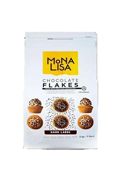 Callebaut Monalisa Chocolate Flakes Parçaları Split Small Bitter 5 KG