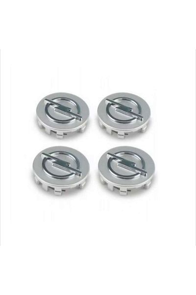 Opel Set 4 capace roți 64mm, Insignia/Astra/Vectra/Corsa, pentru jante, argintii