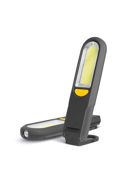 Primlife Lampa de Lucru Led Cob + Smd, cu Carlig si Alarma Banda LED Iluminare Decorativa Masina 12V