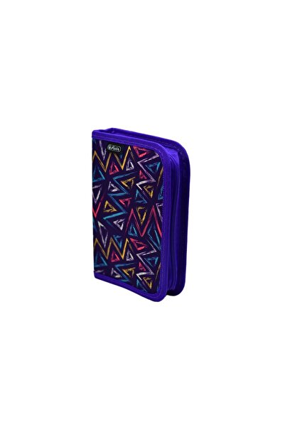 Herlitz Penar fără accesorii, cu două clapete, culoare multicoloră, 13,5×19,5...