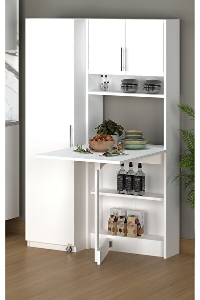 Fly Mobilya BOZCA KATLANIR MASALI ÇOK AMAÇLI KİLER DOLABI