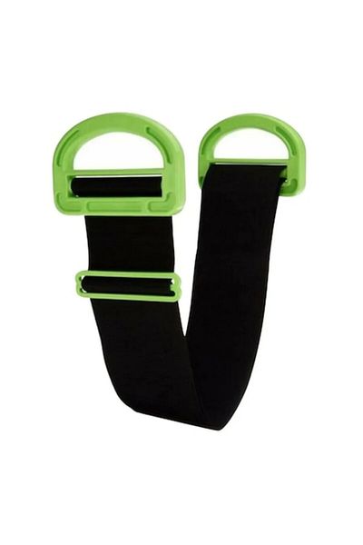 Flo Curea elastică pentru transport obiecte grele, lungime maximă 1,7 m, greutate suportată 100 kg, negru/verde