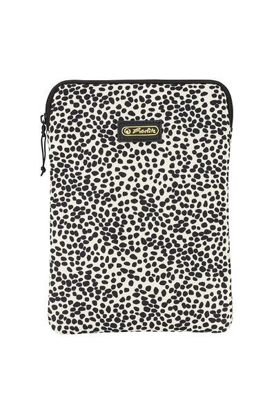 Herlitz Husă pentru tabletă, culoare multicoloră, dimensiuni ~27,5×19,5×2 cm, material textil, motiv cu buline