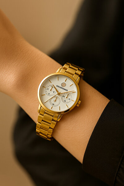 Goldpower Luxury Women's Metal Wristwatch