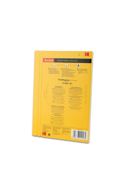 Kodak paper, canvas texture, reusable stick up, 10x15, 255g, 20 sheets