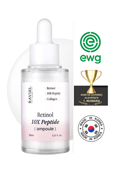 RAVİEL JUST ENOUGH Yaşlanma ve Kırışıklık Karşıtı 10X Peptit İçeren Retinol S...
