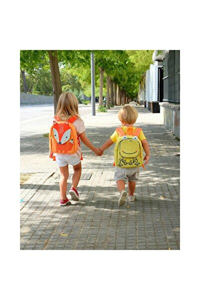 Jane Backpack, Jane, Frog, With an inner compartment for a bottle, Zipper closure