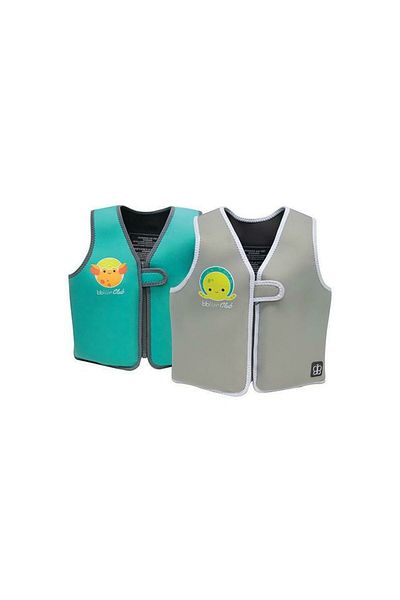 bblüv Swim vest, BBluv, Naj, With SPF 50+ sun protection, Neoprene, Medium, 3-6 years, Grey
