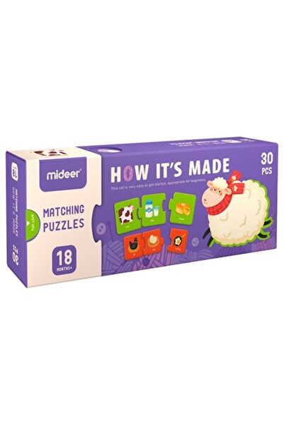 Mideer Educational Game in English, 'How It's Made', Mideer, 30 Pieces