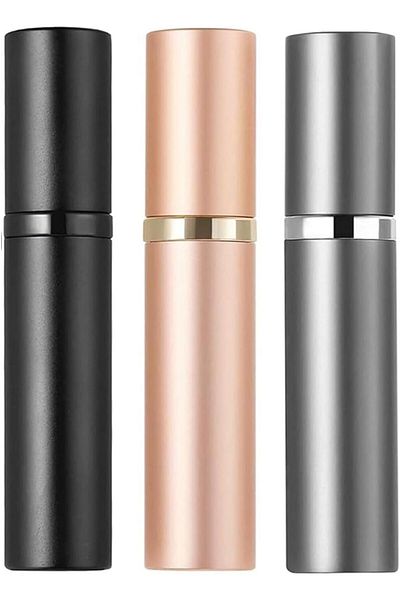 Saharaz 3PCS Perfume Atomizer Bottle Refillable,5ml Portable Mini Scent Pump Case,Travel for Men and Women