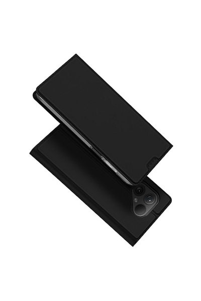Rao Fairphone 5 - Dux Ducis Skin Pro, Z37, Husă din piele, Negru intens