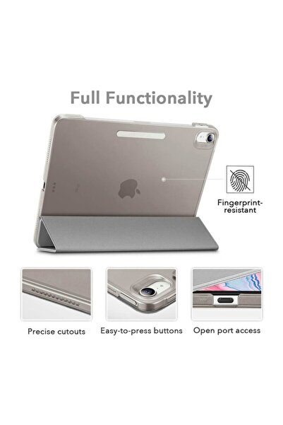 Rao Case compatible with iPad Air 4 (2020) / Air 5 (2022) - ESR Ascend Trifold, J60, Faux Leather, Rose