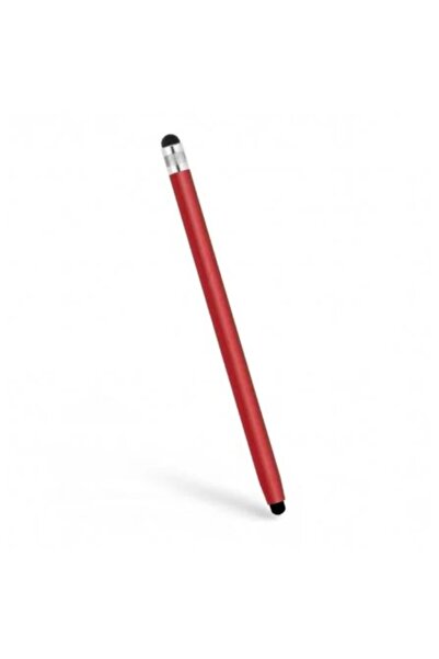 Rao Stylus Pen universal cu 2 capete din silicon pentru utilizare, culoare rosie