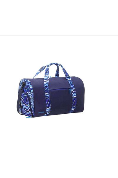 American Tourister Geantă de călătorie American Tourister, model albastru de vară, capacitate 25L, culoare albastră
