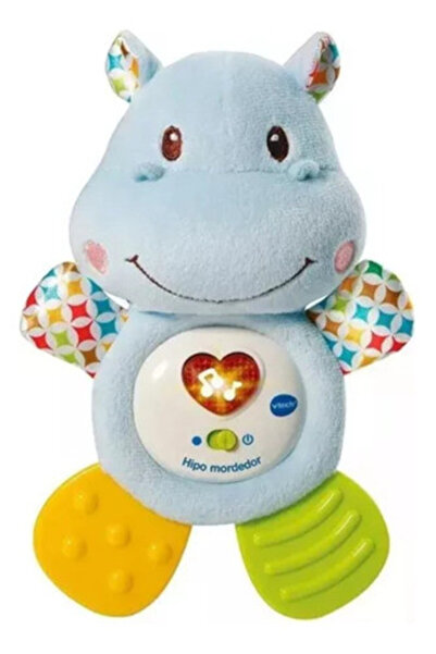 VTech Baby VTech Jucărie de pluș interactivă Hipopotam de dentiție