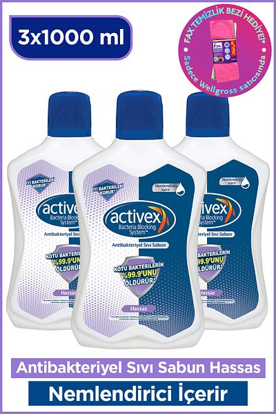 Activex Liquid Soap Sensitive 3X1 Lt