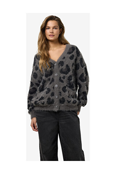 Noisy May NMFLYNN L/S PLETENÝ KARDIGAN S V KRÍŽEM NOOS