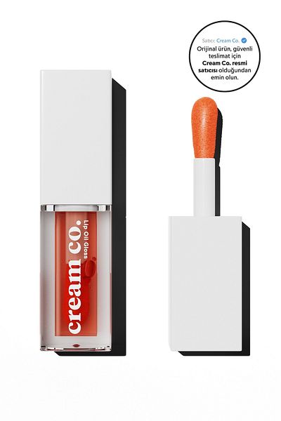 Cream Co. Lipgloss Feuchtigkeitsspendender, nährender Lippenölglanz |   Lippenöl mit Passionsfruchtgeschmack |   Vitamin E