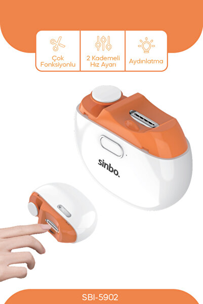 Sinbo SBI-5902 Şarjlı Tırnak Bakım Makinesi