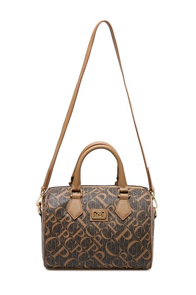 Pierre Cardin Monogram Brown Women's Shoulder Bag 05Po25Y2521