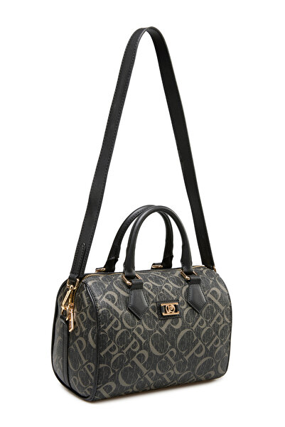 Pierre Cardin Monogram Siyah Kadın Omuz Çantası 05PO25Y2521