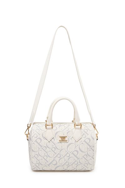 Pierre Cardin Monogram White Women's Shoulder Bag 05Po25Y2521