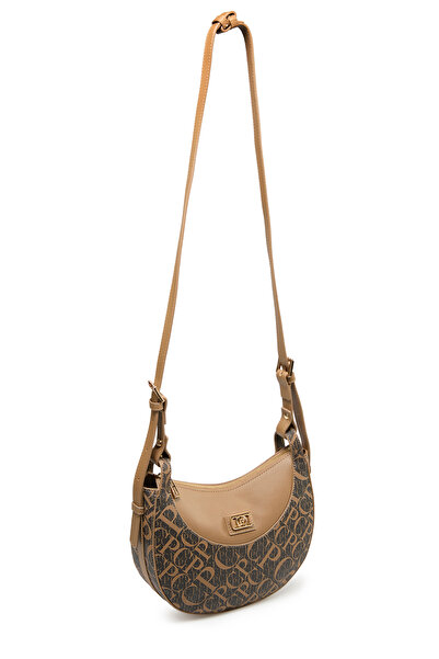 Pierre Cardin Monogram Kaffee Damen Umhängetasche 05PO25Y2517