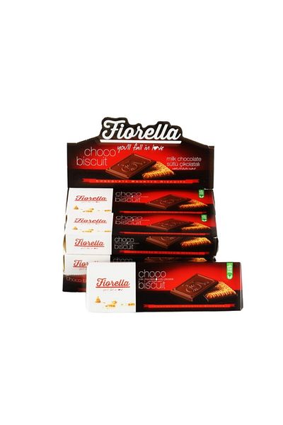 FIORELLA بسكويت شوكوبيسكويت شوكولاتة الحليب 102 جرام. 6 قطع (صندوق واحد)