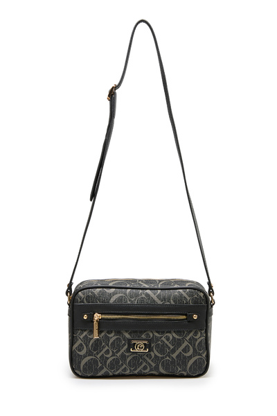 Pierre Cardin Monogram Black Women's Cross Shoulder Bag 05Po25Y2514