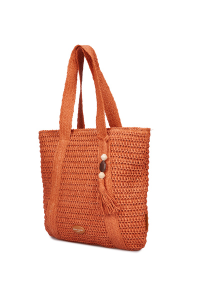 Pierre Cardin Mercan Women's Straw Shoulder Bag 05Po25Y3524