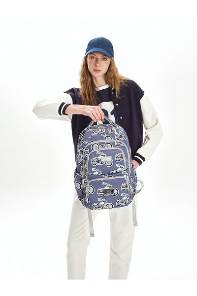 Pierre Cardin Rucsac albastru pentru școală pentru copii 07PC80501