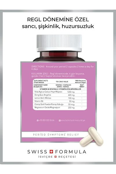 SOVITAL Special Period No Cry Menstrual - 48 Capsules 8683210460288